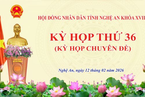 Thường trực HĐND tỉnh Nghệ An triệu tập Kỳ họp thứ 36 (kỳ họp chuyên đề)