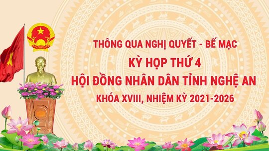 Trực tiếp: Thông qua nghị quyết - Bế mạc, Kỳ họp thứ 4, HĐND tỉnh khóa XVIII