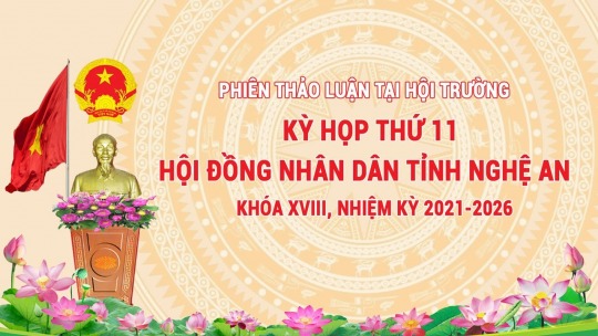 Trực tiếp - Thảo luận tại Hội trường Kỳ họp thứ 11- HĐND tỉnh Nghệ An khóa XVIII, nhiệm kỳ 2021-2026
