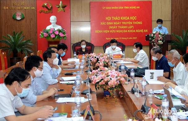 Hội thảo khoa học xác định ngày truyền thống của Bệnh viện Hữu nghị Đa khoa Nghệ An