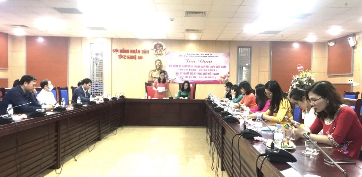 Tọa đàm nhân kỷ niệm Ngày Phụ nữ Việt Nam  20/10.